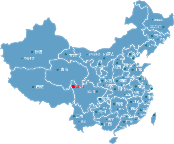 東豐成都物流公司的成都物流運(yùn)輸?shù)貓D