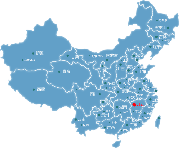 東豐江西物流公司的江西物流運輸?shù)貓D